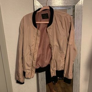 Pink bomber jacket